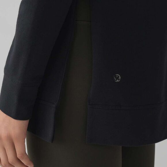 Georgeous Lululemon athletica Cut Above Hoodie black ⚫️ size 6 - Picture 7 of 11